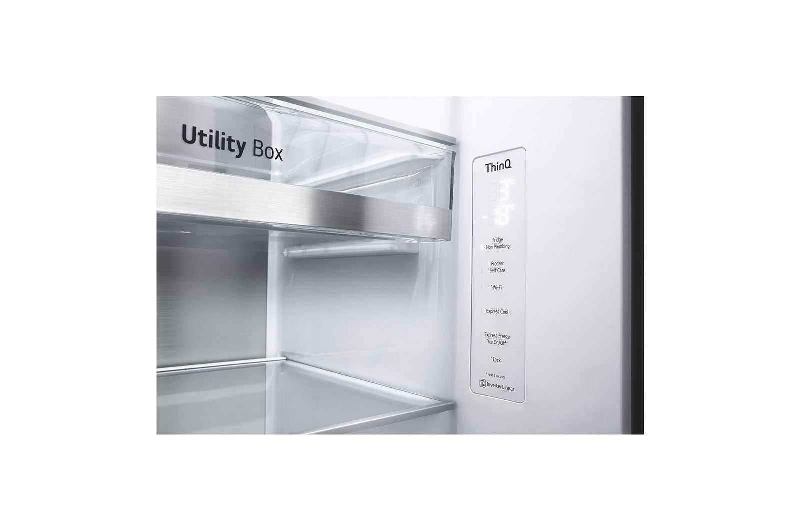 LG InstaView Side-by-Side Kühlschrank: Smart, Effizient mit Eis- & Wasserspender