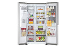 Lade das Bild in den Galerie-Viewer, LG GSXV90BSDE InstaView Side-by-Side Kühlschrank mit Craft Ice &amp; Wasserspender
