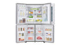 LG InstaView Side-by-Side Kühlschrank: 638L Multi-Door mit Eis- & Wasserspender
