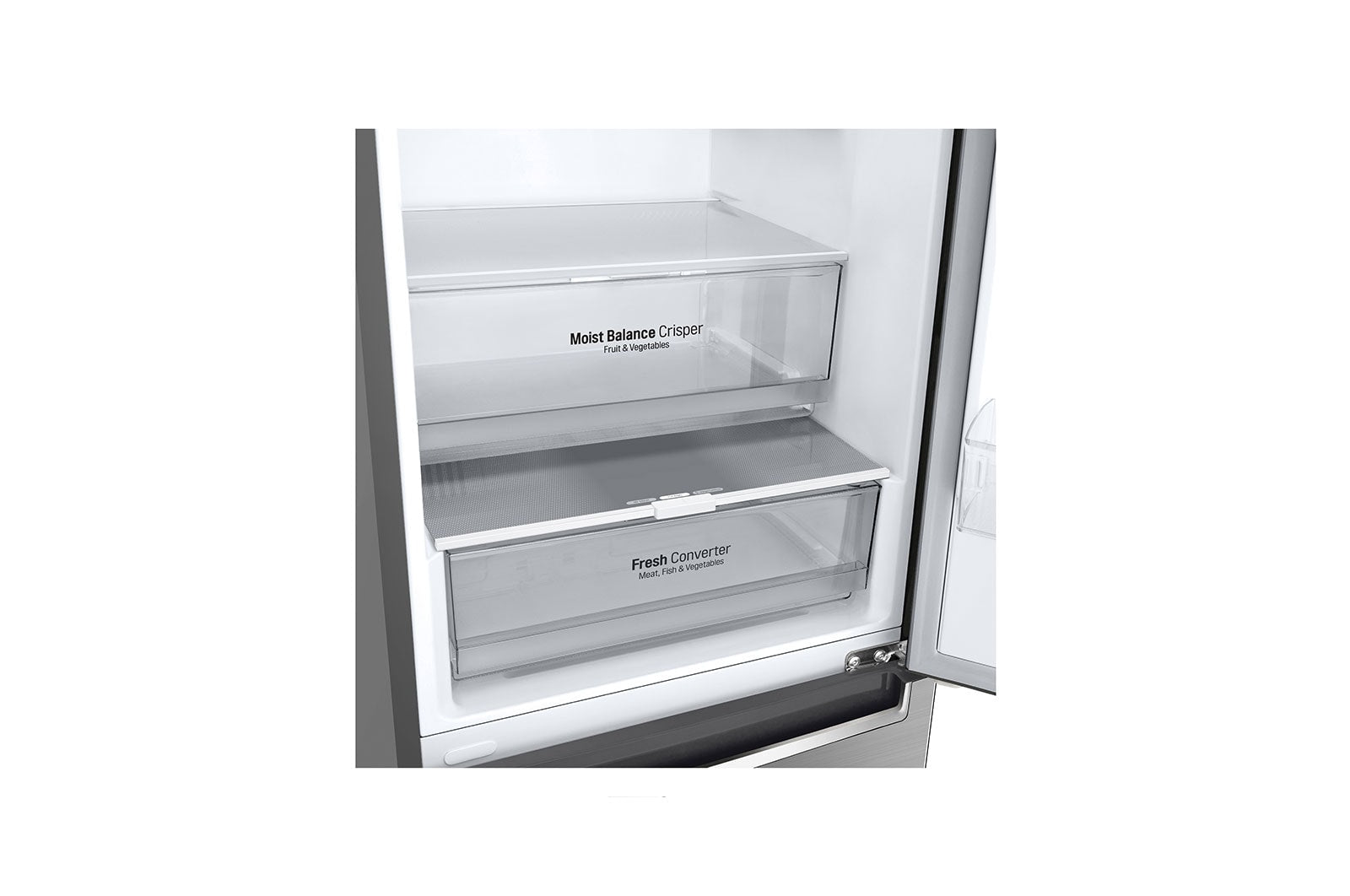 LG GBB62PZGGN Kühl-Gefrierkombination: 384L, Smart Inverter, LinearCooling, DoorCooling+