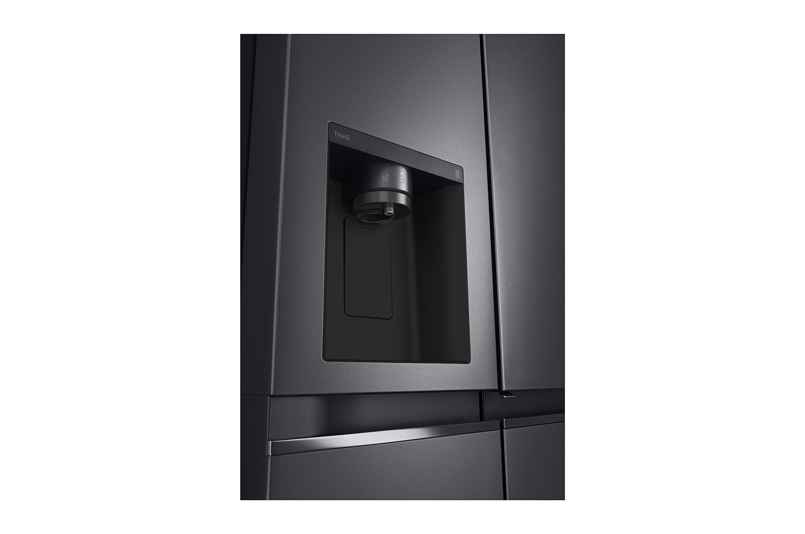 LG GSJV71MCLE Side-by-Side Kühlschrank: Door-in-Door, Eisspender, effizient, 635L Kapazität