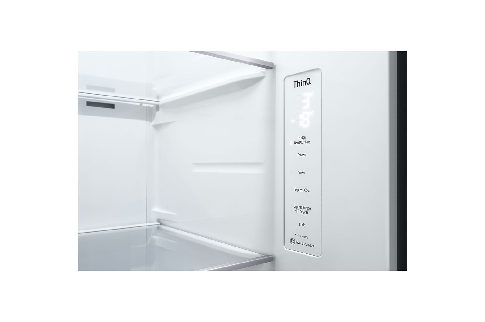 LG GSJV71MCLE Side-by-Side Kühlschrank: Door-in-Door, Eisspender, effizient, 635L Kapazität