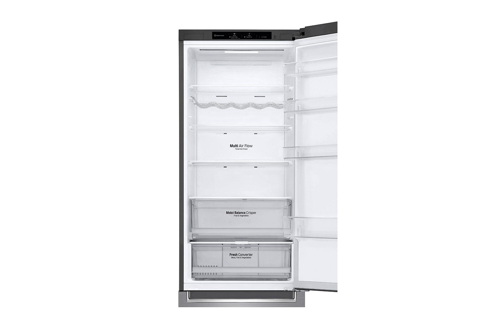 LG GBB62PZGGN Kühl-Gefrierkombination: 384L, Smart Inverter, LinearCooling, DoorCooling+