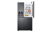LG GSXV90MCAE InstaView Side-by-Side Kühlschrank, 635L, Eis- & Wasserspender, Mattschwarz