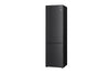 LG Kühl-Gefrierkombination 384L Inverter Linear Kompressor Mattschwarz B-Klasse