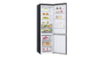 LG Kühl-Gefrierkombination 384L, 203cm Hoch, Inverter Linear Kompressor, Matt Schwarz, Effizient & Leise
