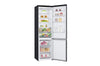 LG Kühl-Gefrierkombination Matte Black: Linear Kompressor, NatureFRESH, leise & effizient