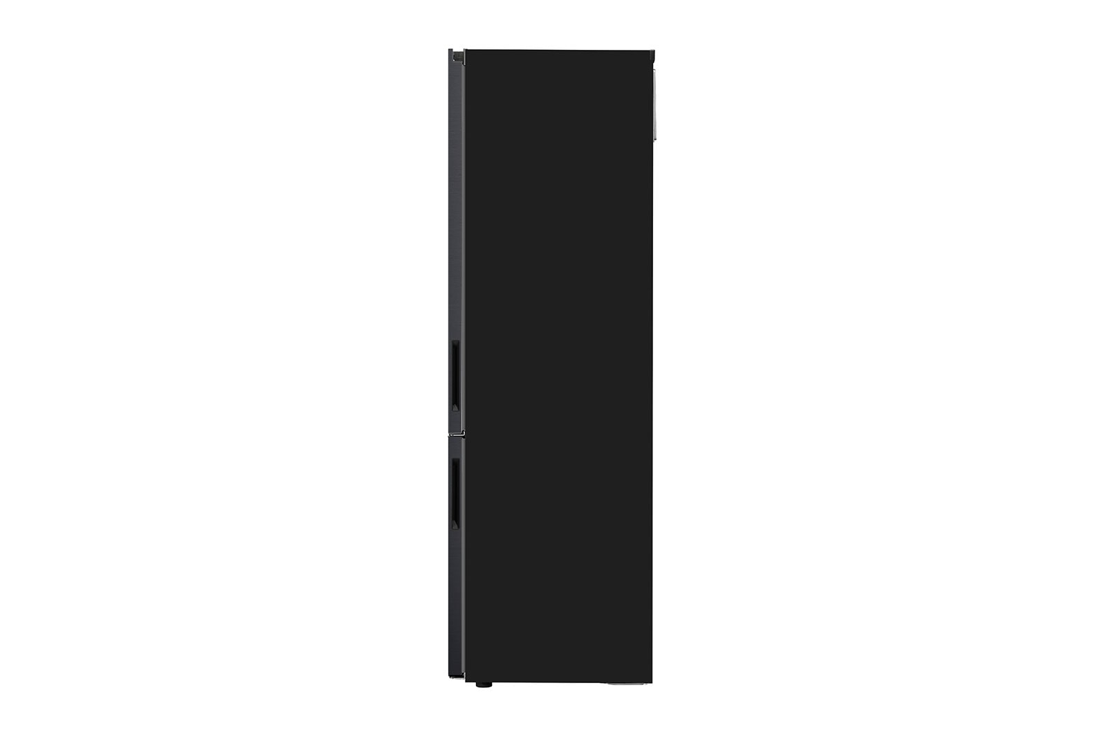 LG Kühl-Gefrierkombination 384L Inverter Linear Kompressor Mattschwarz B-Klasse