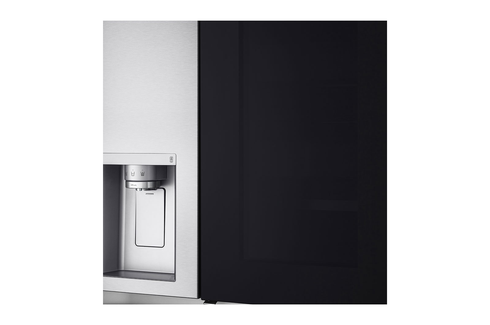 LG InstaView Side-by-Side Kühlschrank, 635L Kapazität, Eis- und Wasserspender, Smart