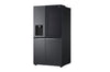 LG InstaView Side-by-Side Kühlschrank, 635L, Eis-, Wasser, Total No Frost, Matt Schwarz