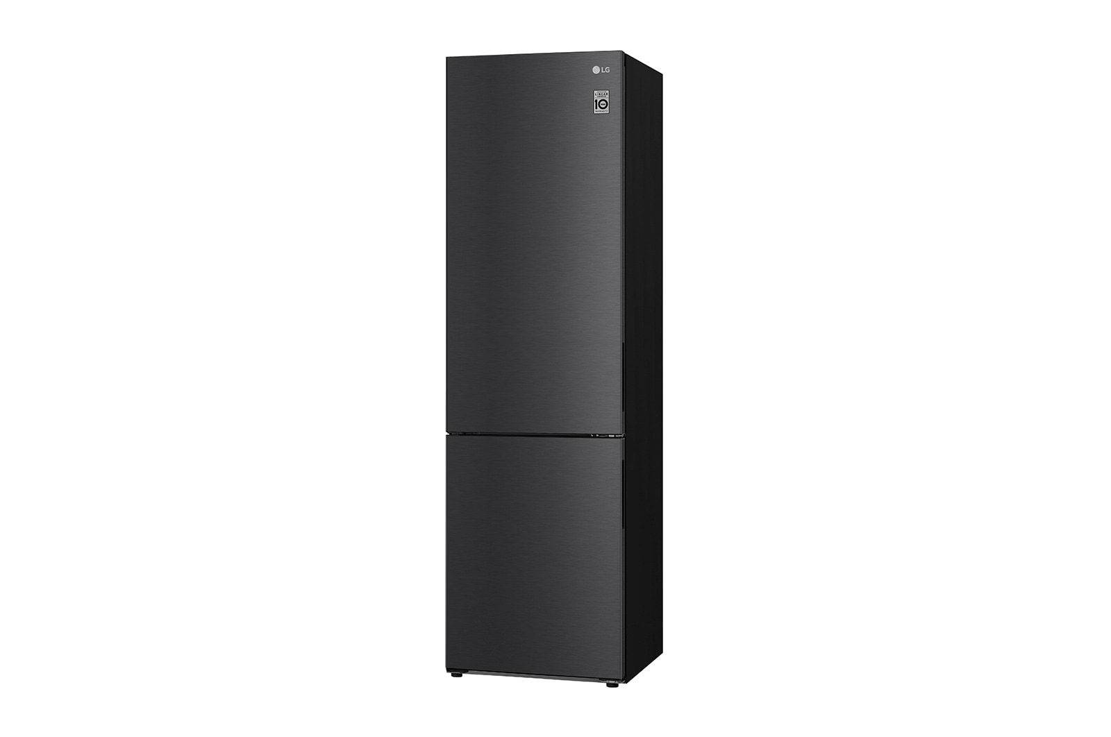 LG Kühl-Gefrierkombination Matte Black: Linear Kompressor, NatureFRESH, leise & effizient