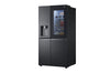 LG GSXV90MCAE InstaView Side-by-Side Kühlschrank, 635L, Eis- & Wasserspender, Mattschwarz