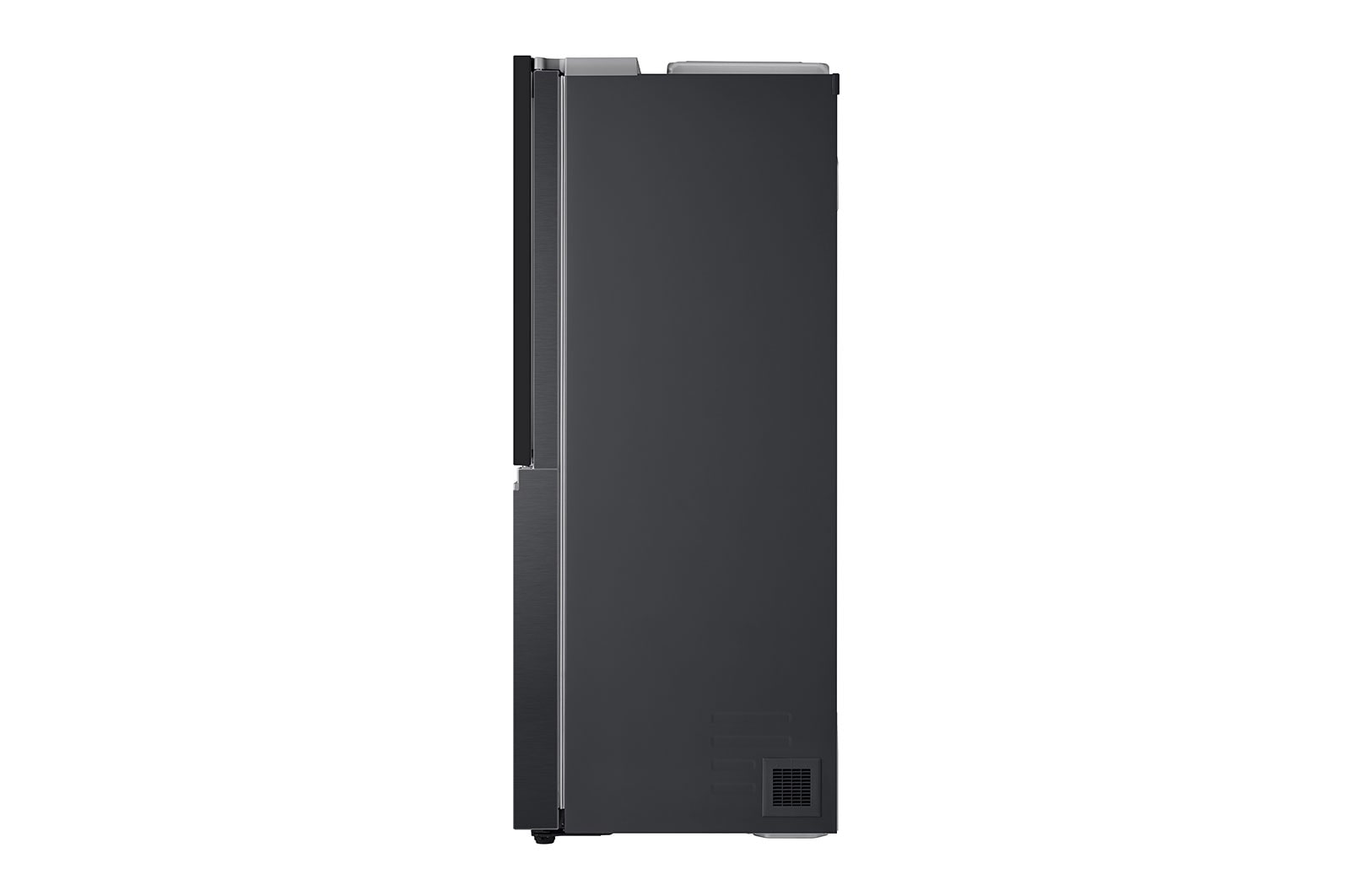 LG InstaView Side-by-Side Kühlschrank, 635L, Eis-, Wasser, Total No Frost, Matt Schwarz