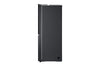LG InstaView Side-by-Side Kühlschrank, 635L, Eis-, Wasser, Total No Frost, Matt Schwarz