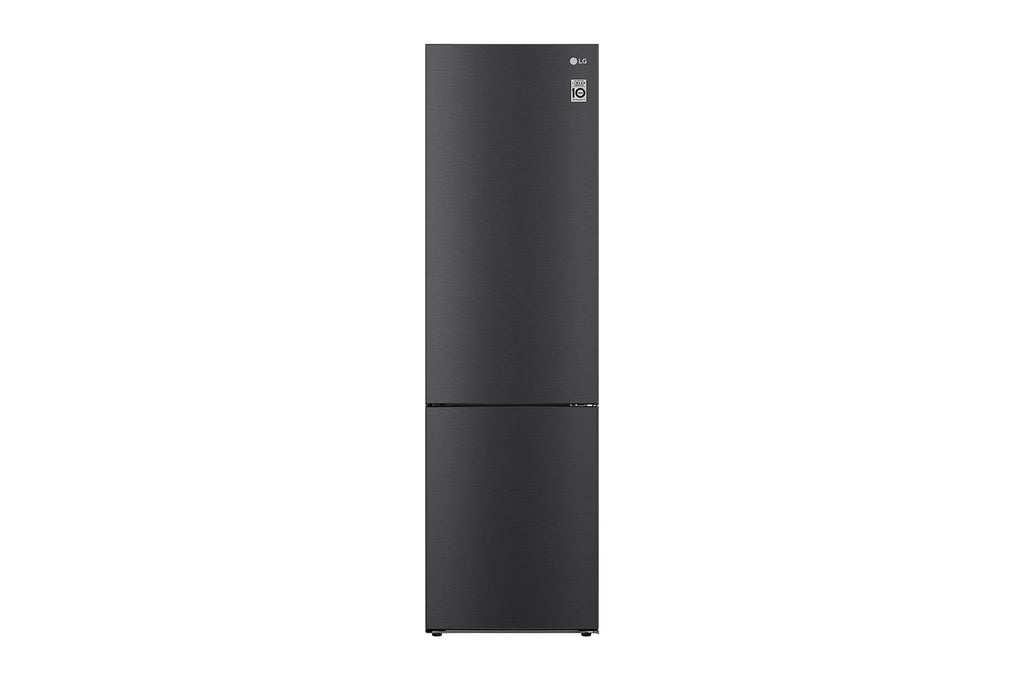 LG Kühl-Gefrierkombination 384L, 203cm Hoch, Inverter Linear Kompressor, Matt Schwarz, Effizient & Leise