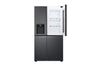 LG InstaView Side-by-Side Kühlschrank, 635L, Eis-, Wasser, Total No Frost, Matt Schwarz