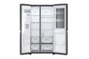 LG InstaView Side-by-Side Kühlschrank, 635L, Eis-, Wasser, Total No Frost, Matt Schwarz