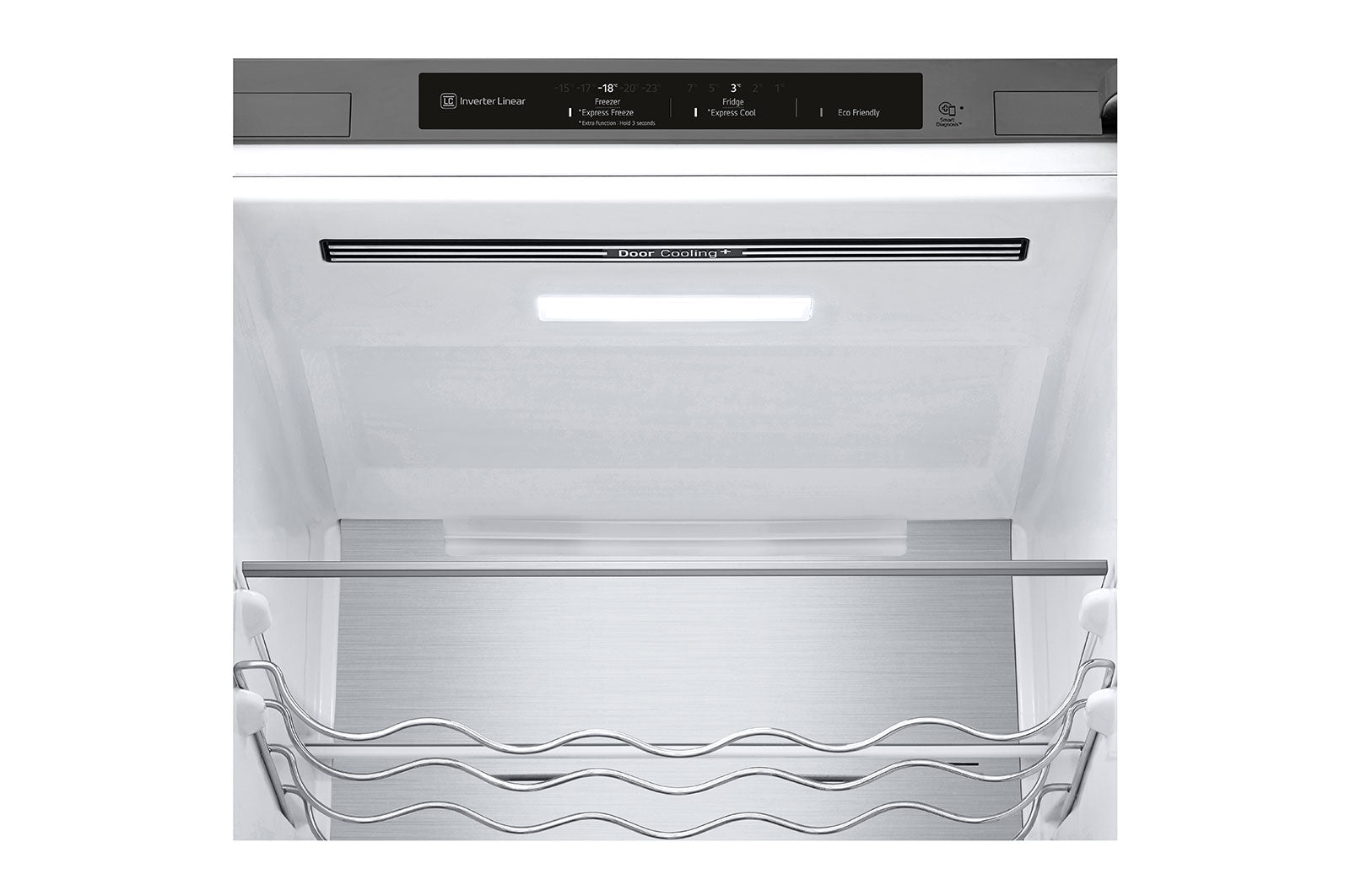 LG GBB72NSVBN Kühl-Gefrierkombination: 384L, Inverter Linear Compressor, Noble Steel