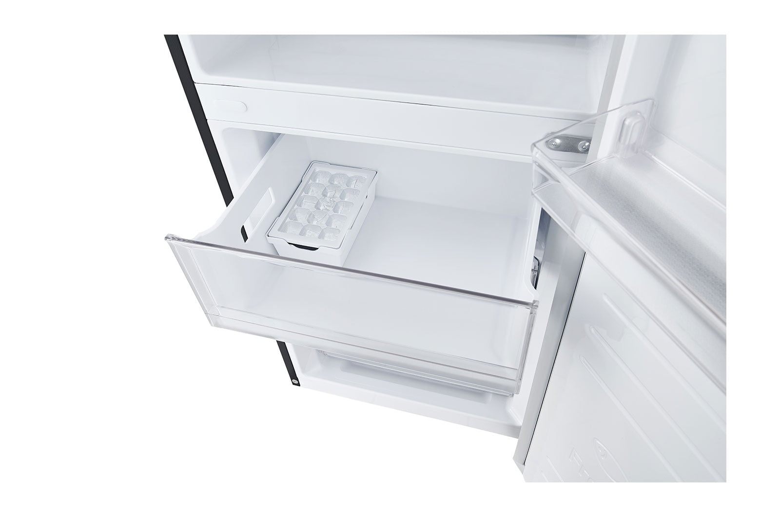 LG Kühl-Gefrierkombination 384L Inverter Linear Kompressor Mattschwarz B-Klasse