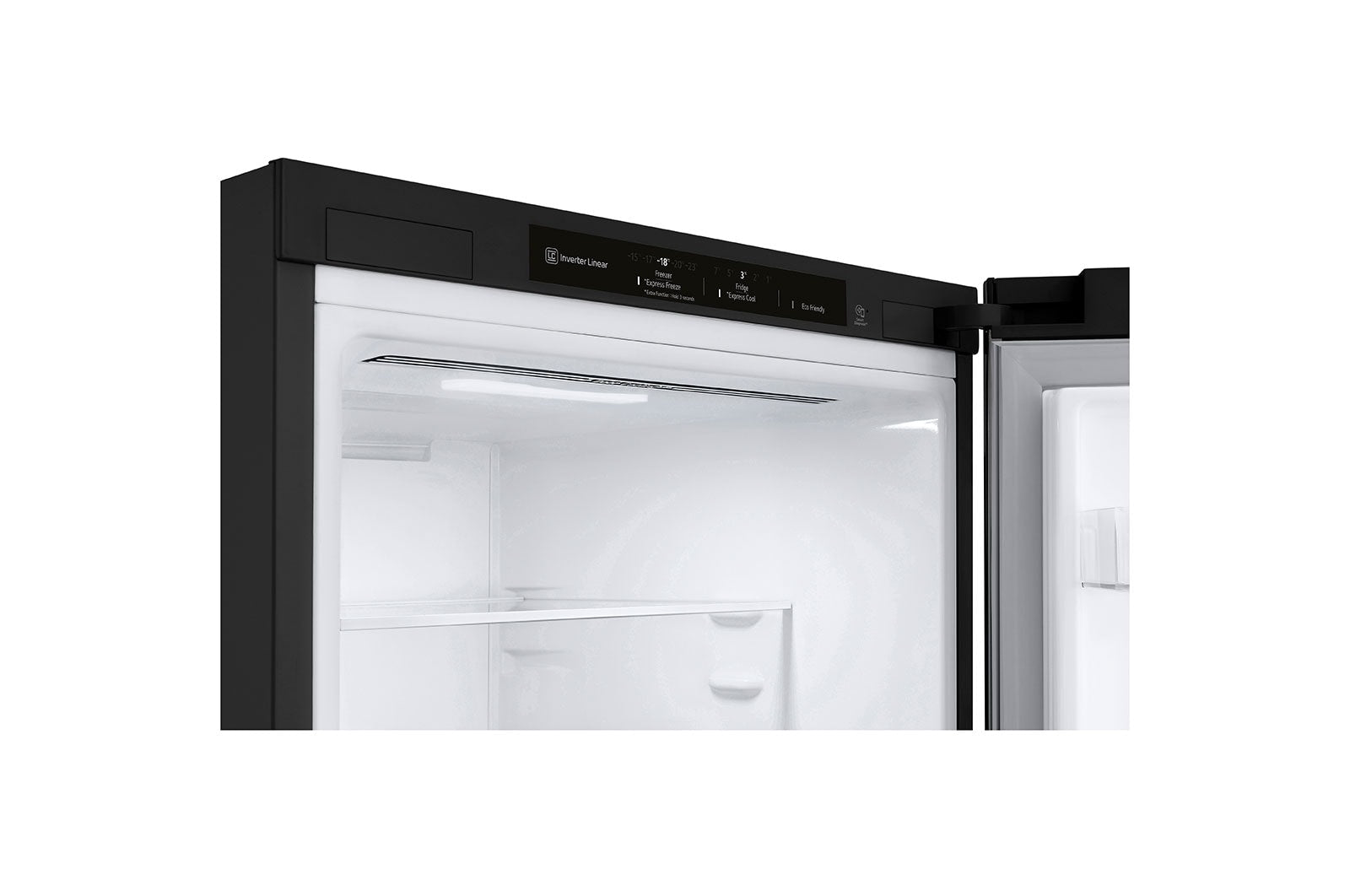 LG Kühl-Gefrierkombination 384L, 203cm Hoch, Inverter Linear Kompressor, Matt Schwarz, Effizient & Leise