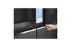 LG InstaView Side-by-Side Kühlschrank, 635L, Eis-, Wasser, Total No Frost, Matt Schwarz
