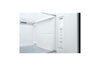 LG InstaView Side-by-Side Kühlschrank, 635L, Eis-, Wasser, Total No Frost, Matt Schwarz