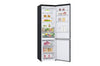 LG Kühl-Gefrierkombination 384L Inverter Linear Kompressor Mattschwarz B-Klasse