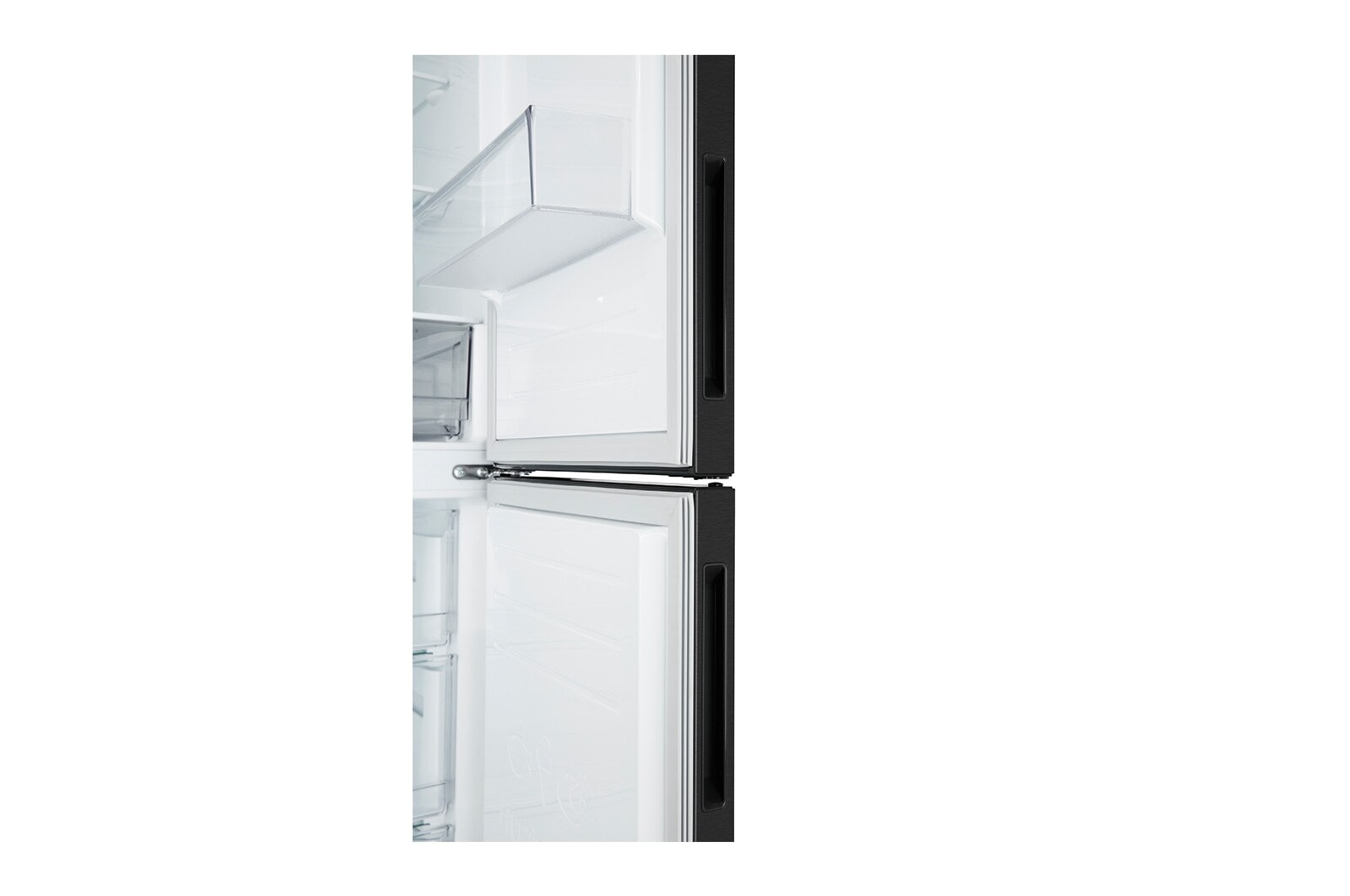 LG Kühl-Gefrierkombination Matte Black: Linear Kompressor, NatureFRESH, leise & effizient