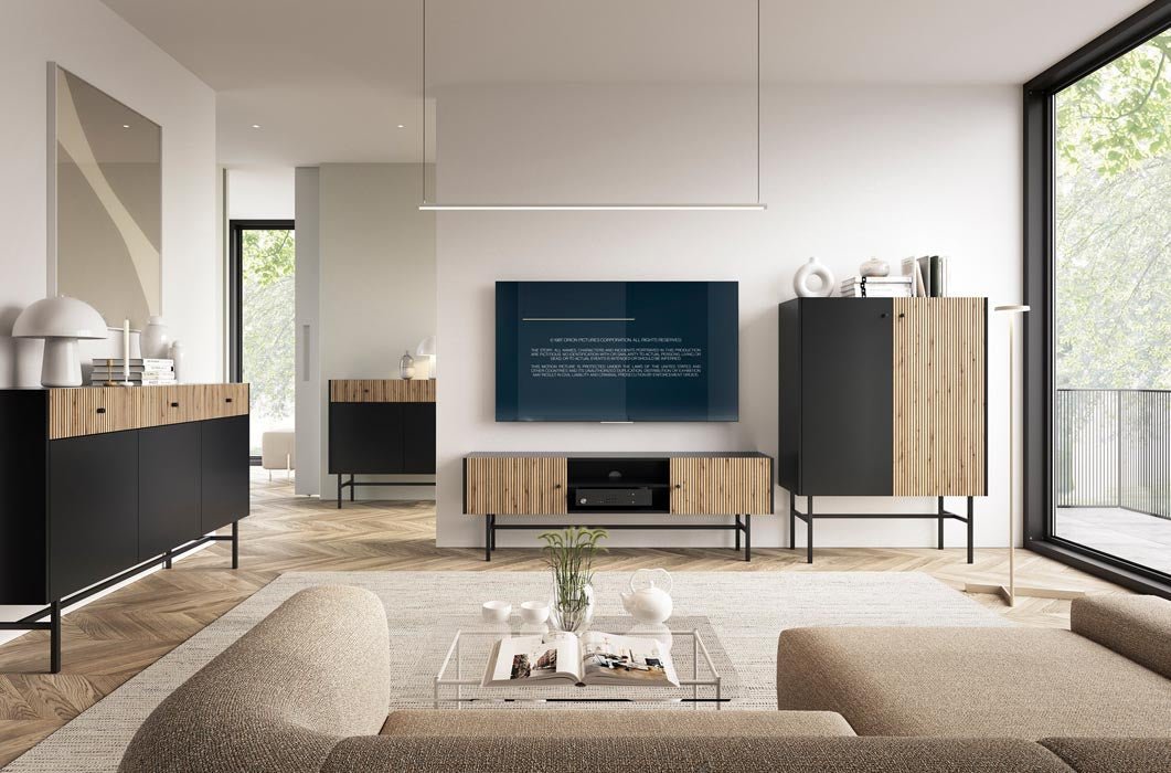 Eleganter Designer Nachttisch Valencia: Stilvolle Ablage, Kommode für Schlafzimmer, Nachttischchen