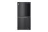 LG InstaView Slim Multi-Door Kühlschrank 530L LINEAR Cooling® Mattes Schwarz