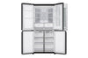 LG InstaView Slim Multi-Door Kühlschrank 530L LINEAR Cooling® Mattes Schwarz