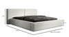 Elegantes Designer Polsterbett Ophelia: Samtiger Cord-Bezug, integrierter Stauraum, maximaler Komfort