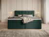 Faro Frotte Luxus Boxspringbett: Samt-Komfort, Stauraum & Stilvoll Schlafen