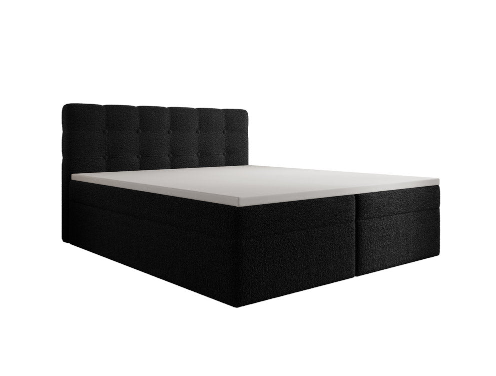 Geräumiges Faro Frottee Boxspringbett mit Stauraum – Ultimativer Schlafkomfort und Eleganz