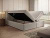 Geräumiges Faro Frottee Boxspringbett mit Stauraum – Ultimativer Schlafkomfort und Eleganz