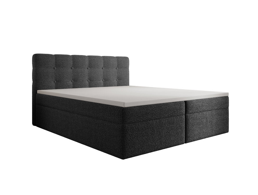 Geräumiges Faro Frottee Boxspringbett mit Stauraum – Ultimativer Schlafkomfort und Eleganz