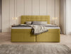 Faro Frotte Luxus Boxspringbett: Samt-Komfort, Stauraum & Stilvoll Schlafen