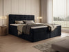 Luxuriöses Faro Boxspringbett Samt mit Integriertem Stauraum – Hoher Schlafkomfort