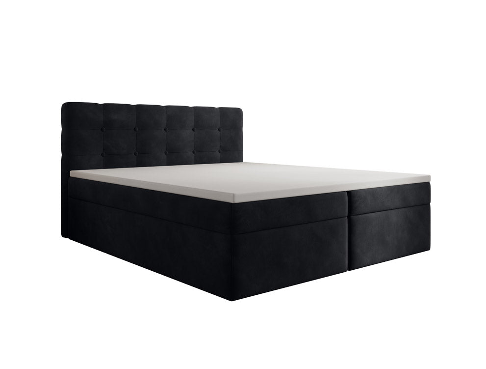 Luxuriöses Faro Boxspringbett Samt mit Integriertem Stauraum – Hoher Schlafkomfort