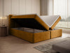 Luxuriöses Faro Samt Boxspringbett mit Stauraum – Komfort & Eleganz