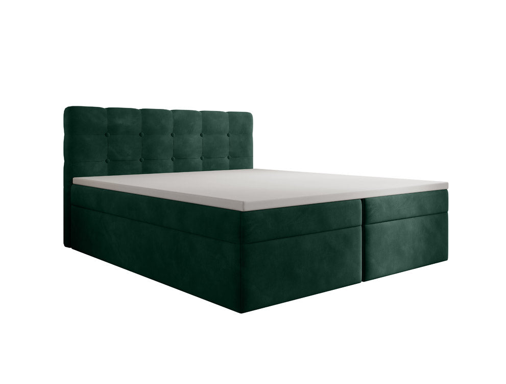Luxuriöses Faro Boxspringbett Samt mit Integriertem Stauraum – Hoher Schlafkomfort