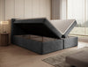 Luxuriöses Faro Boxspringbett Samt mit Integriertem Stauraum – Hoher Schlafkomfort