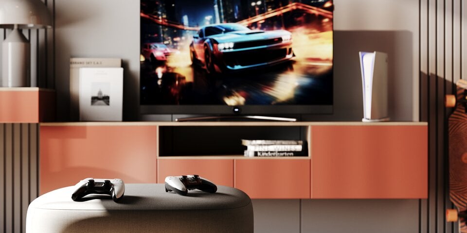 Loewe callas 43 Zoll Ultra HD Smart TV mit Dolby Vision und Soundbar