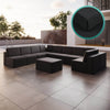 Robuster Gartensofa Bezug Eden U Hocker Wasserabweisend UV-Schutz Langlebig Outdoor