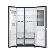 LG InstaView Side-by-Side Kühlschrank: 635L, Door-in-Door, Eis- & Wasserspender, Smart ThinQ