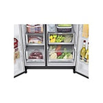 Lade das Bild in den Galerie-Viewer, LG InstaView Side-by-Side Kühlschrank: 635L, Door-in-Door, Eis- &amp; Wasserspender, Smart ThinQ
