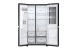 Lade das Bild in den Galerie-Viewer, LG InstaView Side-by-Side Kühlschrank: 635L, Door-in-Door, Eis- &amp; Wasserspender, Smart ThinQ

