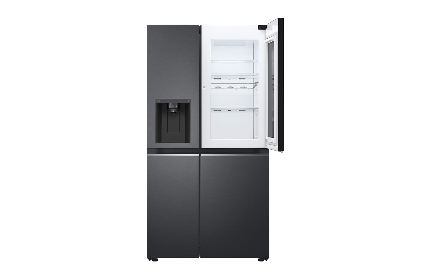LG InstaView Side-by-Side Kühlschrank: 635L, Door-in-Door, Eis- & Wasserspender, Smart ThinQ