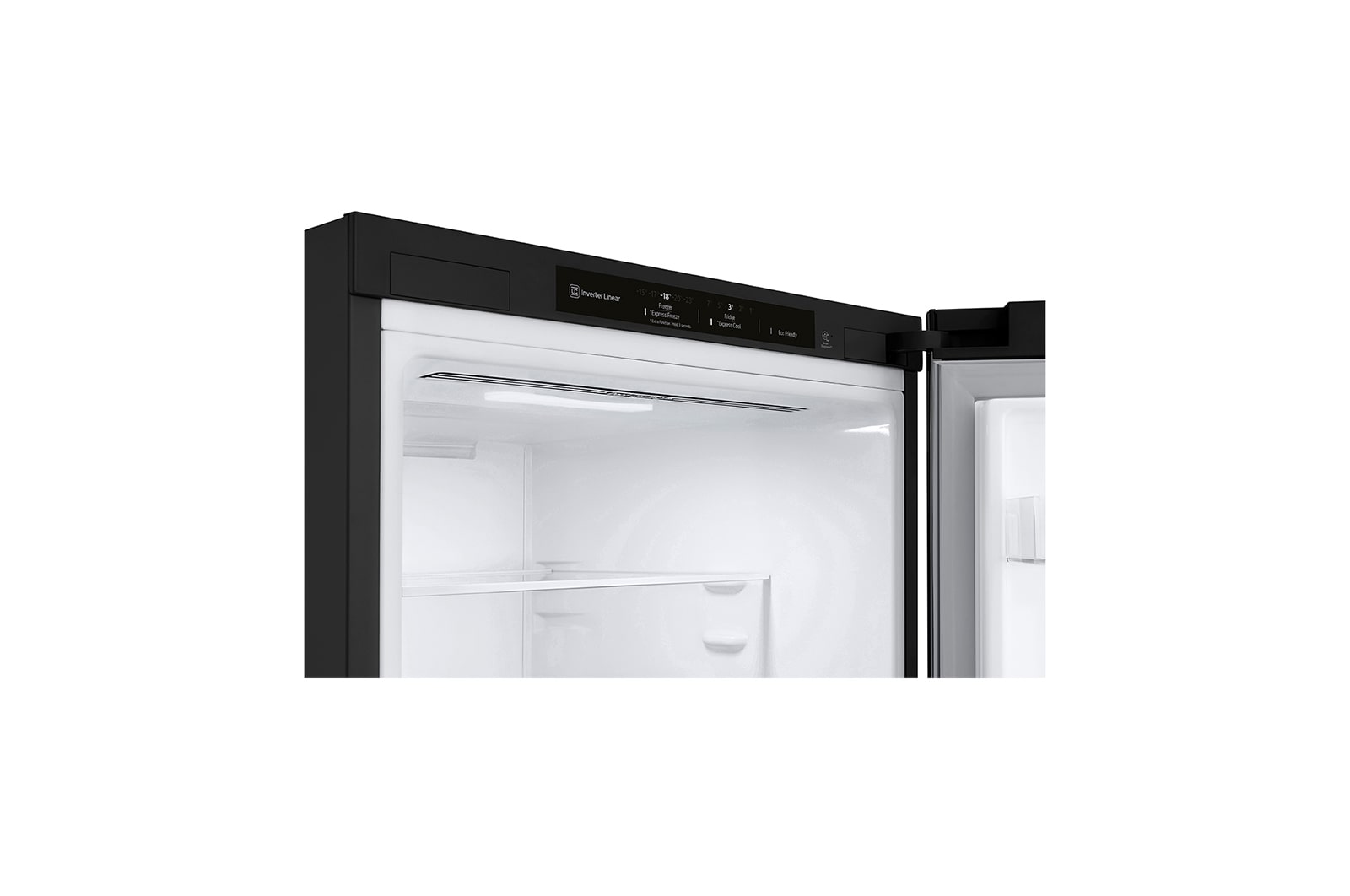 LG Kühl-Gefrierkombination Matt Schwarz Inverter Linear Kompressor 384L
