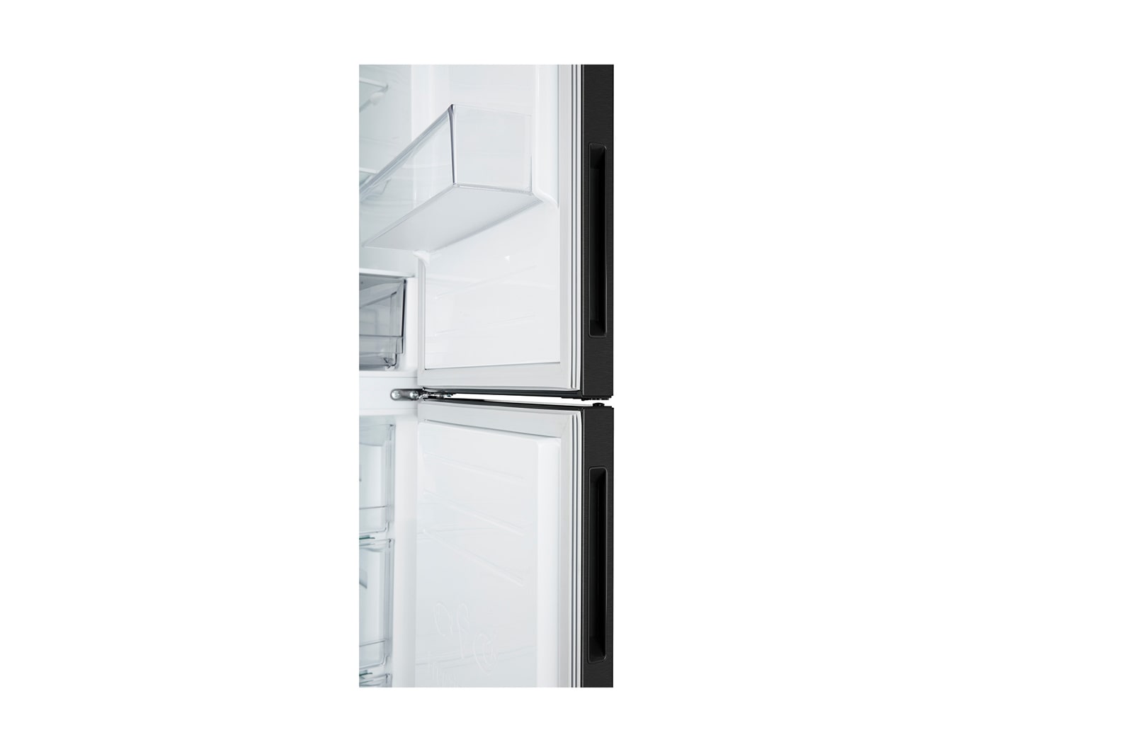 LG Kühl-Gefrierkombination Matt Schwarz Inverter Linear Kompressor 384L